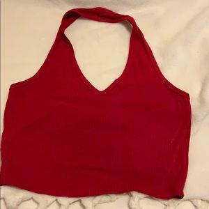 red crop top from fashion nova